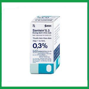 Nhà Thuốc Thanh Vinh - Thuốc nhỏ mắt Sanlein 0.3% hỗ trợ điều trị rối loạn biểu mô kết giác mạc (5ml) 1 Nhà Thuốc Thanh Vinh - salein 4