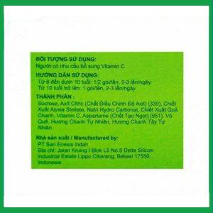 Nhà Thuốc Thanh Vinh - Bột sủi Sensa Cools Enesis giúp thanh nhiệt cơ thể và tăng cường sức đề kháng (6 gói x 7g) 1 Nhà Thuốc Thanh Vinh - sensacool 1