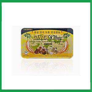 Nhà Thuốc Thanh Vinh - Viên uống Ginex 870mg hỗ trợ điều trị sức khỏe suy nhược và suy giảm trí lực hộp 60 viên 1 Nhà Thuốc Thanh Vinh - smartpharma 1 1