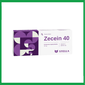 Thuốc Zecein 40mg Stella điều trị co thắt dạ dày, ruột, hội chứng ruột kích thích (5 vỉ x 10 viên)