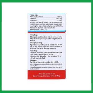 Nhà Thuốc Thanh Vinh - Viên uống Fefrarovit hỗ trợ điều trị thiếu máu do thiếu sắt và dự phòng thiếu máu 1 Nhà Thuốc Thanh Vinh - smartpharma 71