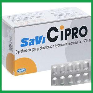 Nhà Thuốc Thanh Vinh - SaviCipro 500mg trị nhiễm khuẩn 1 Nhà Thuốc Thanh Vinh - thuoc khang sinh savi cipro 500m