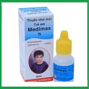 Dung dịch nhỏ mũi Medimax N 8ml Mebiphar