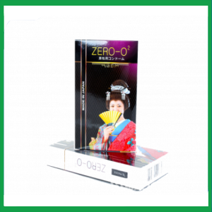 Bao cao su Zero O2 hộp 12 cái siêu mỏng, co giãn linh hoạt