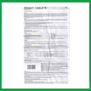 Nhà Thuốc Thanh Vinh - Thuốc Zinnat tablets 125mg điều trị các chứng nhiễm khuẩn (1 vỉ x 10 viên) 2 Nhà Thuốc Thanh Vinh - zin2