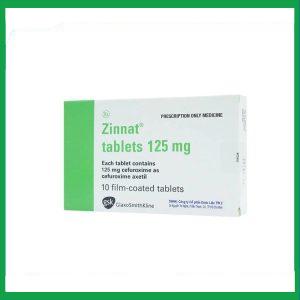 Nhà Thuốc Thanh Vinh - Thuốc Zinnat tablets 125mg điều trị các chứng nhiễm khuẩn (1 vỉ x 10 viên) 3 Nhà Thuốc Thanh Vinh - zin3