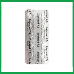 Nhà Thuốc Thanh Vinh - Thuốc Zopistad 7.5 Stella hỗ trợ điều trị ngắn hạn chứng mất ngủ (1 vỉ x 10 viên) 2 Nhà Thuốc Thanh Vinh - zopi2